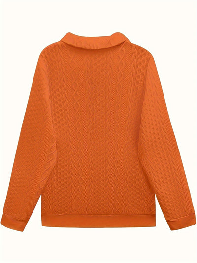 Hallie | Elegant Zipper Sweatshirt