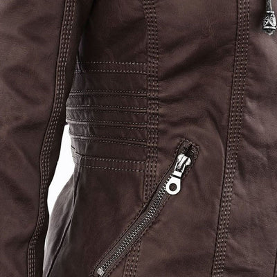Jill | Waterproof Leather Jacket