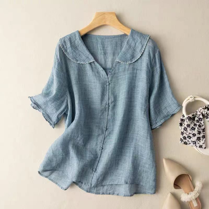 Aria | Linen Blouse