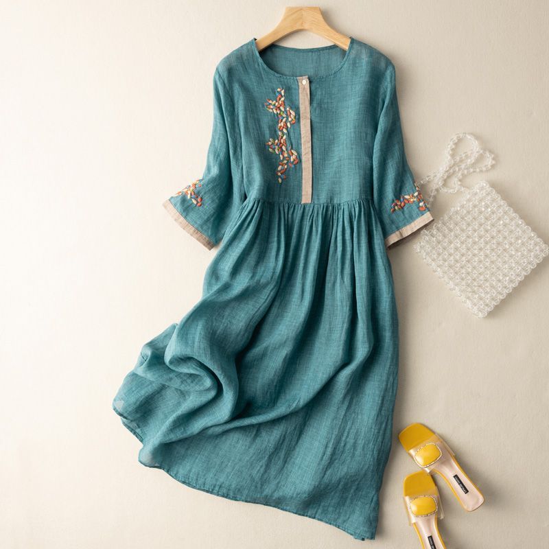 Sienna | Linen Dress
