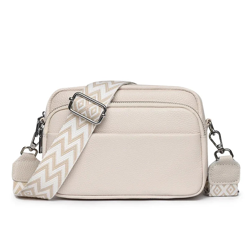 Talia | Refined Leather Shoulder Bag