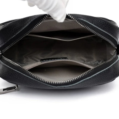 Zara | Refined Leather Shoulder Bag