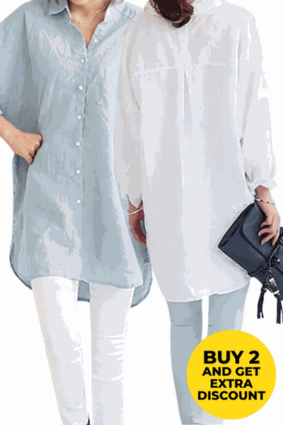 Evie | Oversized Linen Shirt